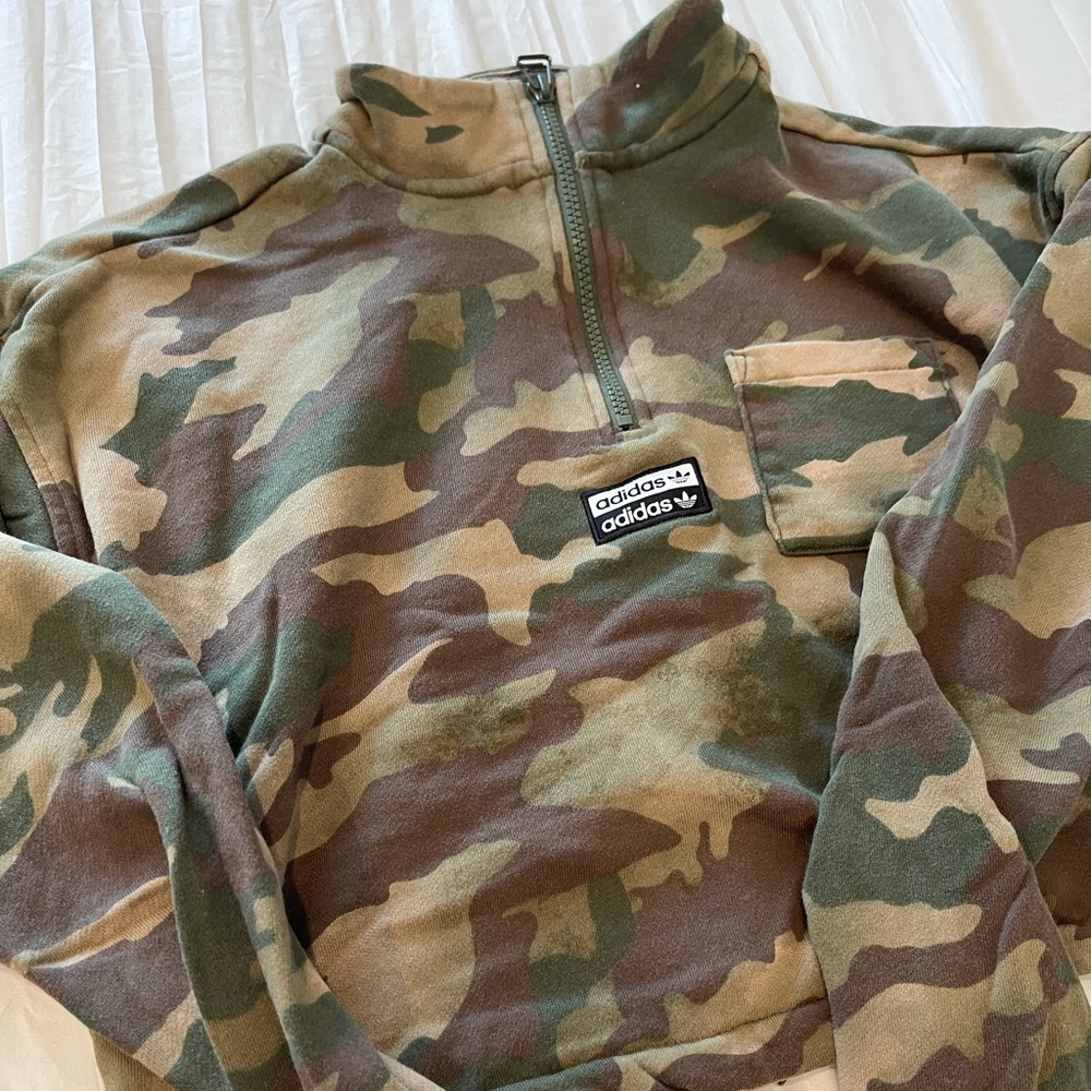Adidas original cami crop sweatshirt
